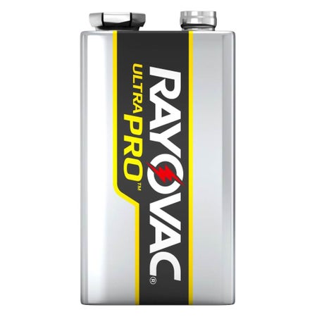 Alkaline Battery Rayovac® Ultra Pro™ 9V Cell 9 Volt Disposable 12 Pack