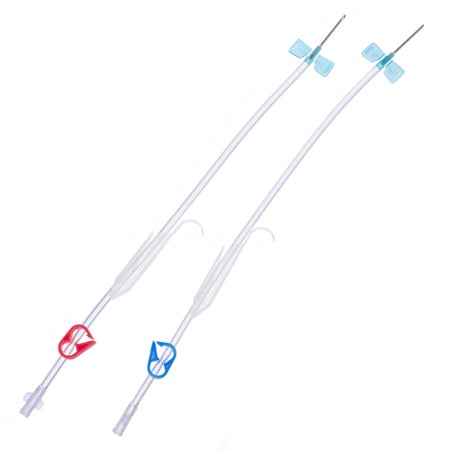 Arteriovenous Fistula Needle MasterGuard® Plus 15 Gauge 1 Inch 12 Inch Tubing Without Port