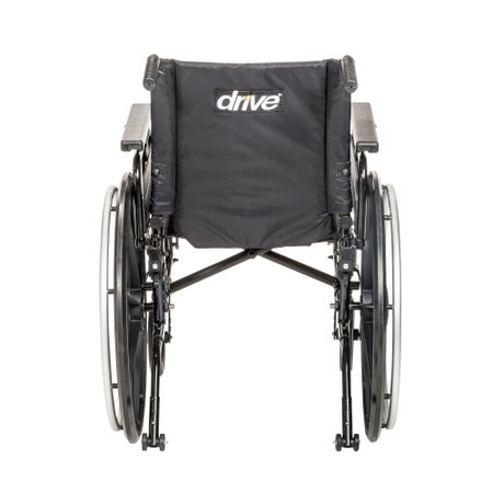 Lightweight Wheelchair drive™ Viper Plus GT Dual Axle Universal Arm Elevating Legrest Black Upholstery 16 Inch Seat Width Adult 300 lbs. Weight Capacity