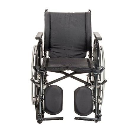 Lightweight Wheelchair drive™ Viper Plus GT Dual Axle Universal Arm Elevating Legrest Black Upholstery 16 Inch Seat Width Adult 300 lbs. Weight Capacity