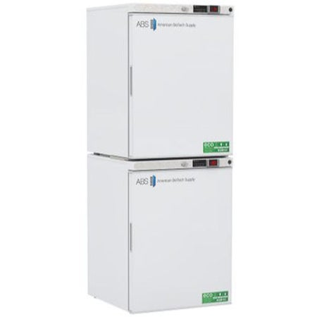 Upright Refrigerator / Freezer ABS® Laboratory Use 9.2 cu.ft. 2 Solid Swing Doors Cycle Refrigerator / Manual Freezer Defrost