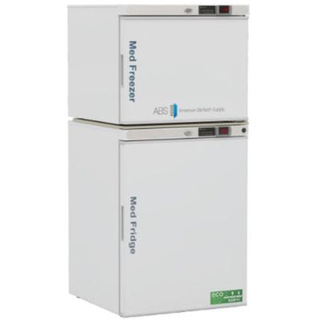 Upright Refrigerator / Freezer ABS® Laboratory Use 6.9 cu.ft. 2 Solid Swing Doors Cycle Refrigerator / Manual Freezer Defrost