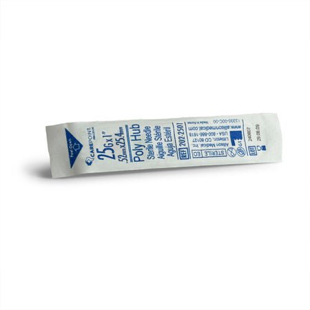 Hypodermic Needle Carepoint™ Precision™ 1 Inch Length 25 Gauge Regular Wall Without Safety