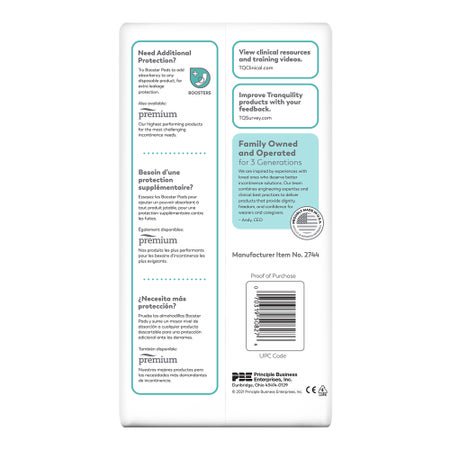 Incontinence Brief Tranquility® Essential Adult Small Unisex Disposable Heavy Absorbency
