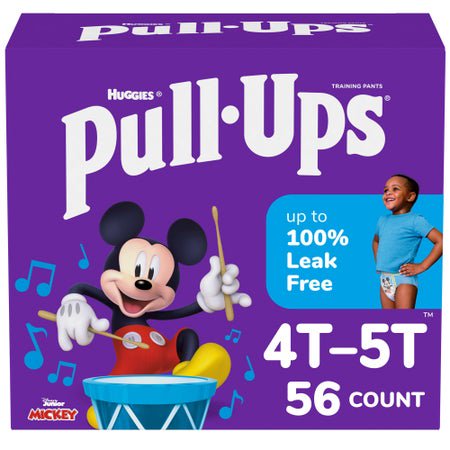 Male Toddler Training Pants Pull-Ups® Size 4T to 5T Disposable Moderate Absorbency