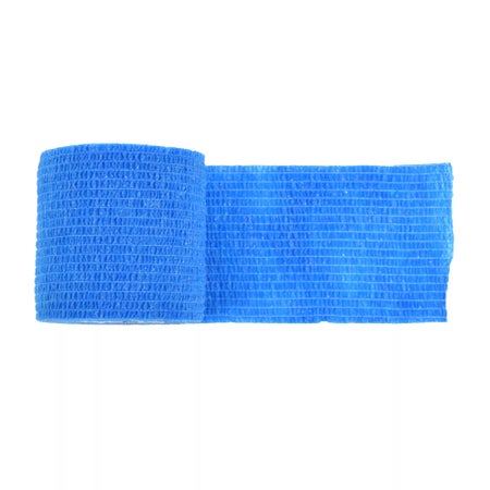 Cohesive Bandage Cardinal Health™ 3 Inch X 5 Yard Self-Adherent Closure Blue NonSterile Standard Compression