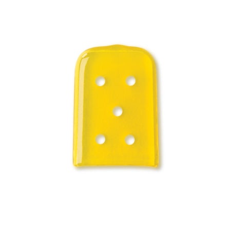 Instrument Tip Protecting Cap 17.8 mm Width X 1 Inch Length, Yellow Tint Vented