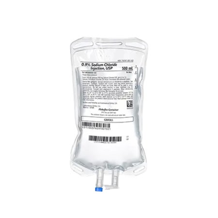 Sodium Chloride 0.9% IV Solution 500 mL