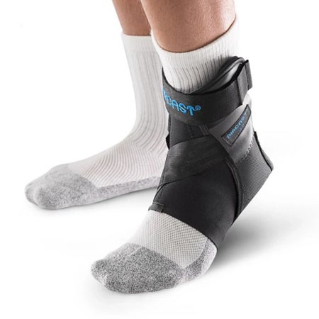 Ankle Support Aircast® AirLift™ PTTD Large Hook and Loop Strap Closure Right Foot
