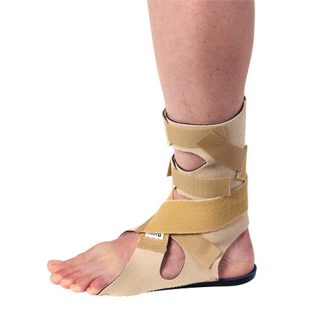 Foot Drop Brace Freedom® Soft Large Hook and Loop Strap Closure Left Foot