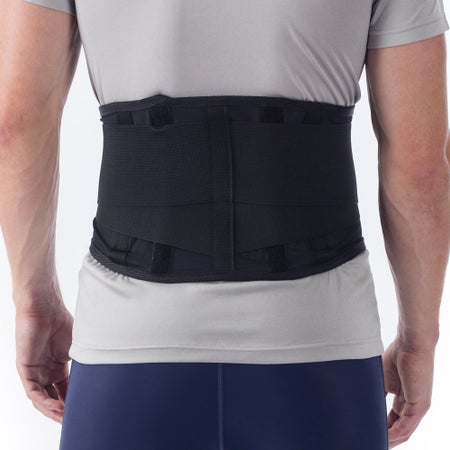 Occupational Back Support NYOrtho Breathable 3X-Large Hook and Loop Closure 46 to 50 Inch Waist Circumference 8 Inch Back Height Adult