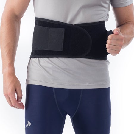 Occupational Back Support NYOrtho Breathable 3X-Large Hook and Loop Closure 46 to 50 Inch Waist Circumference 8 Inch Back Height Adult