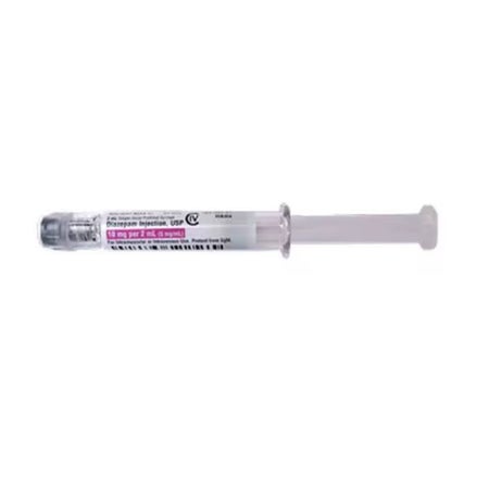 Diazepam 5 mg / mL Injection 2 mL