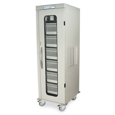 Medical Storage Cabinet Harloff Floor Standing Stainless Steel Without Drawers 2, 4 or 8 Shelves Keyed Lock