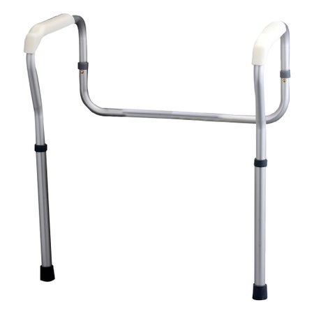 Toilet Safety Rail Nova White / Silver Aluminum