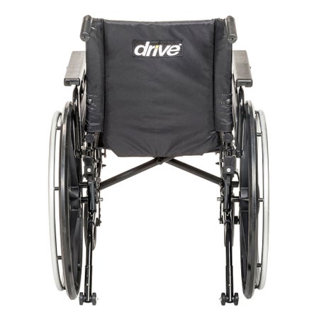 Wheelchair drive™ Viper Plus GT Dual Axle Universal Arm Swing-Away Footrest Deep Green Upholstery 20 Inch Seat Width Adult 300 lbs. Weight Capacity