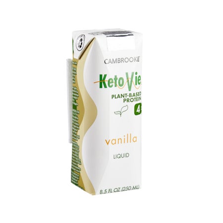 Oral Supplement KetoVie® 4:1 Plant-Based Protein Vanilla Flavor Liquid 8.5 oz. Carton