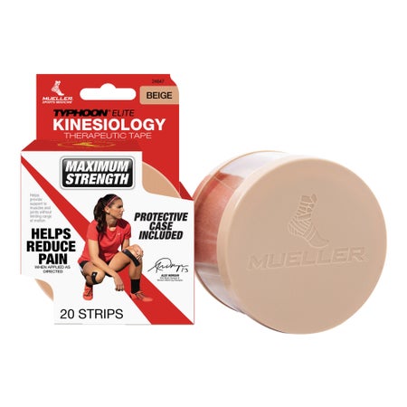 Kinesiology Tape Typhoon® Elite Beige 2 X 9-3/4 Inch Synthetic Material NonSterile