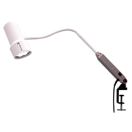 Exam Light Waldmann Clamp Mount LED Bulb 13 Watt White Lamp