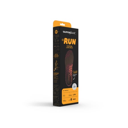 Runner Orthotic Insole Run Low Arch Foam / Nylon Women 8.5 to 10 / Men 7.5 to 9 Tandori Spice