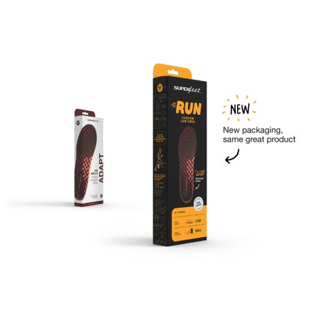 Runner Orthotic Insole Run Low Arch Foam / Nylon Women 8.5 to 10 / Men 7.5 to 9 Tandori Spice