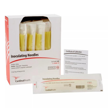 Inoculating Needle Cardinal Health™ 10 μL Polystyrene Integrated Handle Sterile