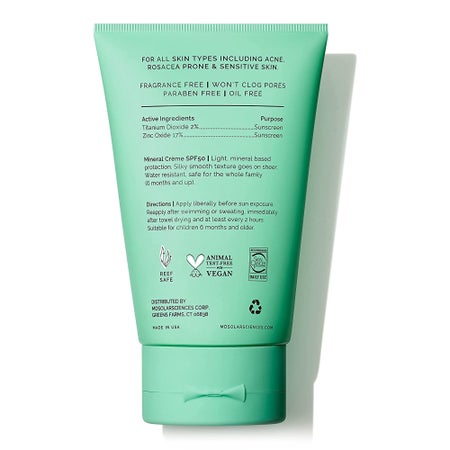 Sunscreen MDSolarSciences® Mineral KidCrème® SPF 50 Cream 3.4 oz. Tube