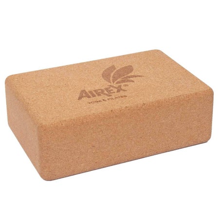 Airex® ECO Yoga Block Brown Natural Cork 4 X 6 X 9 Inch