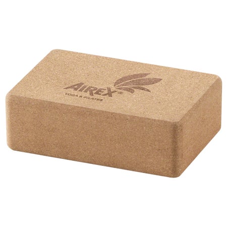 Airex® ECO Yoga Block Brown Natural Cork 4 X 6 X 9 Inch
