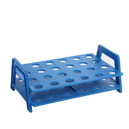 Microtube Rack 24 Place 1.5 to 2 mL Tube Size Blue 5.2 X 9 X 14.3 cm