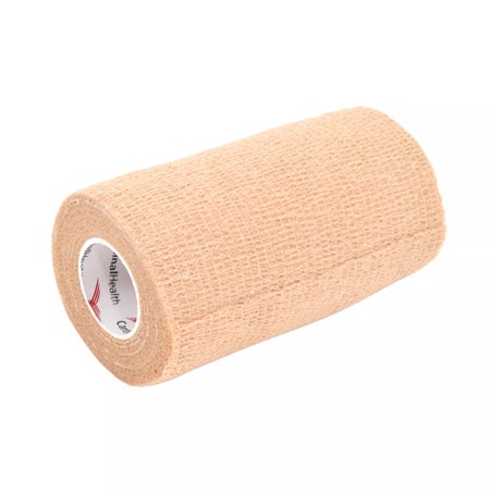 Cohesive Bandage Cardinal Health™ 4 Inch X 5 Yard Self-Adherent Closure Tan NonSterile Standard Compression