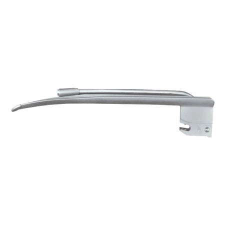 Laryngoscope Blade GreenLine® Cranwall™ Miller Type Fiberoptic Light Child NonSterile
