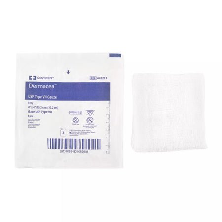Gauze Sponge Dermacea™ 4 X 4 Inch 8-Ply Sterile 2 per Pack