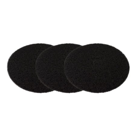 Floor Stripping Pad Performance Plus™ 19 Inch Diameter Black Polyester / Nylon