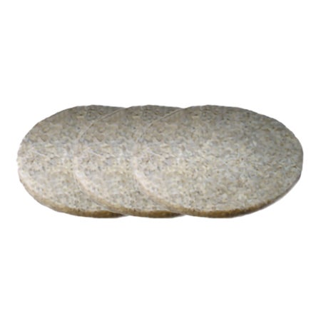 Hard Floor Burnishing Pad Performance Plus™ 20 Inch Diameter Natural Natural Hair / Synthetic Fiber