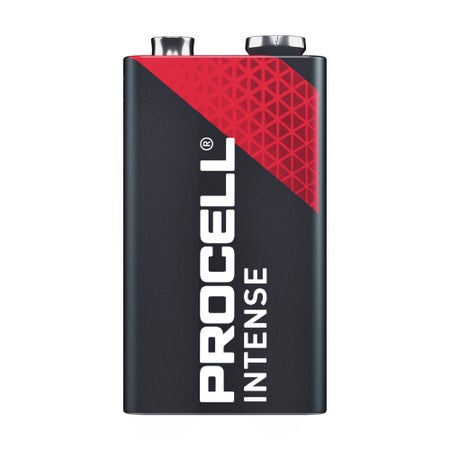 Alkaline Battery Duracell® Procell® Intense 9V Cell 9V Disposable 12 Pack