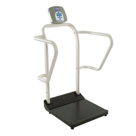 Handlebars for Scale Health O Meter Includes 2 wheels for portability For use with 1110HB