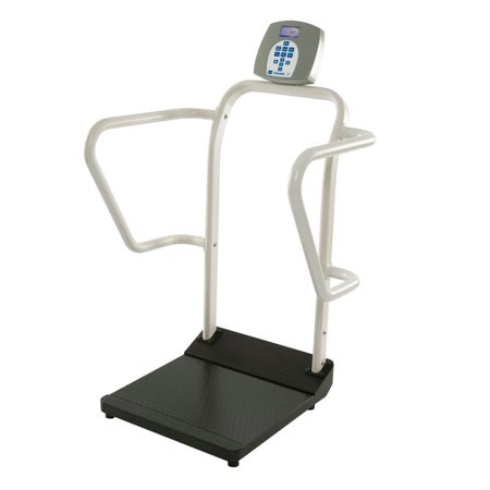 Handlebars for Scale Health O Meter Includes 2 wheels for portability For use with 1110HB