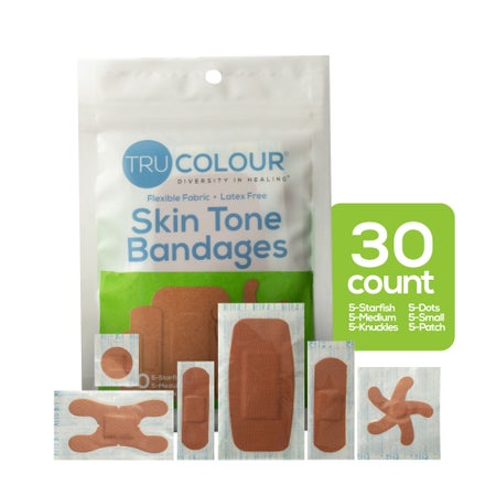 Waterproof Adhesive Strip Tru-Colour® Fabric Olive Sterile