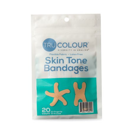 Waterproof Adhesive Strip Tru-Colour® Fabric Beige Sterile
