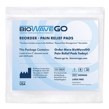 BioWave® Pain Relief Pad Electrotherapy Electrode For BioWaveGO®