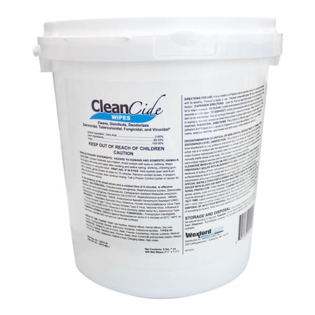 Surface Disinfectant Cleaner CleanCide Premoistened Germicidal Manual Pull Wipe 400 Count Tub Citrus Scent NonSterile