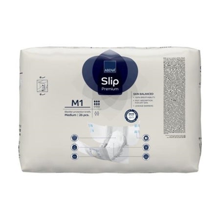 Incontinence Brief Abena® Slip Premium M1 Adult Medium Unisex Disposable Heavy Absorbency