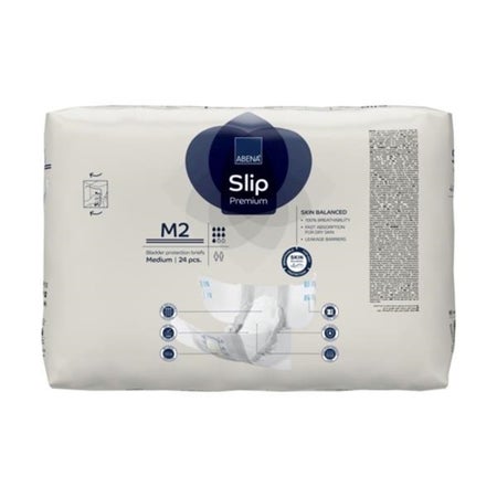 Incontinence Brief Abena® Slip Premium M2 Adult Medium Unisex Disposable Heavy Absorbency