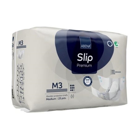 Incontinence Brief Abena® Slip Premium M3 Adult Medium Unisex Disposable Heavy Absorbency
