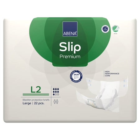 Incontinence Brief Abena® Slip Premium L2 Adult Large Unisex Disposable Heavy Absorbency