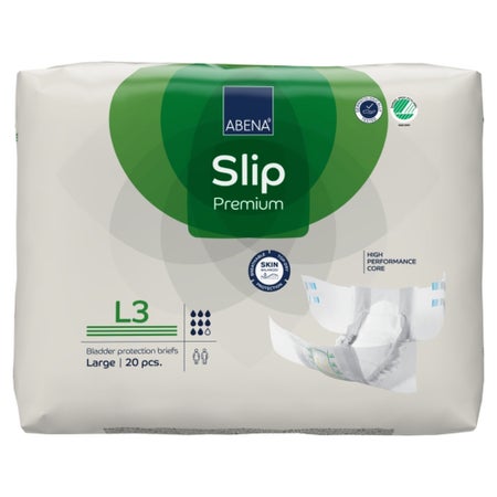 Incontinence Brief Abena® Slip Premium L3 Adult Large Unisex Disposable Heavy Absorbency