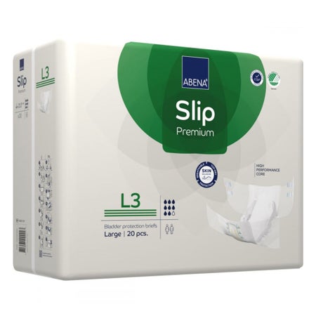 Incontinence Brief Abena® Slip Premium L3 Adult Large Unisex Disposable Heavy Absorbency