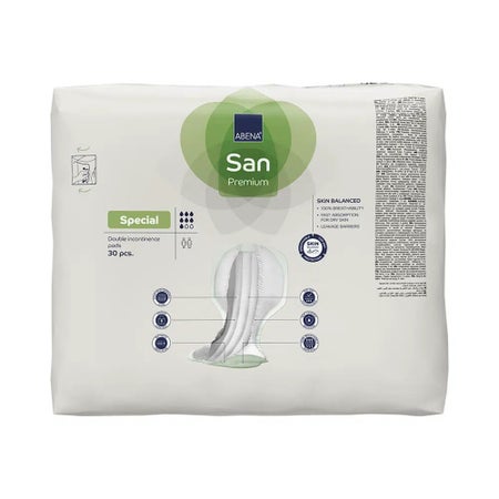 Incontinence Liner Abena® San Premium Special 14.5 X 28.7 Inch Heavy Absorbency Fluff / Polymer Core One Size Fits Most