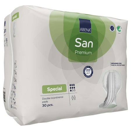 Incontinence Liner Abena® San Premium Special 14.5 X 28.7 Inch Heavy Absorbency Fluff / Polymer Core One Size Fits Most